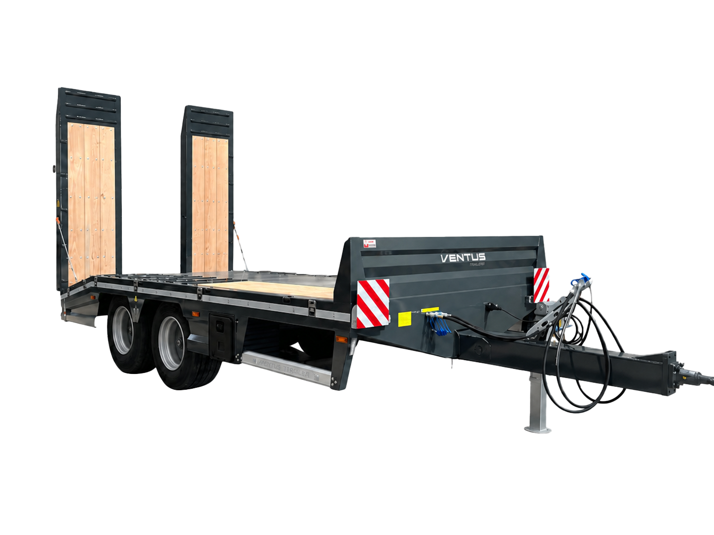 Ventus Trailer tandem dingilli alçak platform lowloader iş makinesi taşıma römorku